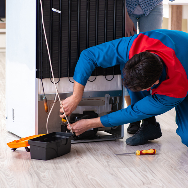 how much do you charge for refrigerator repair services in Curdsville